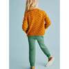Popcorn Knit Buttoned Cardigan, Marigold - Cardigans - 6