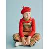 Boiled Wool Knit Kitchen Plaid Overall, Bottle Green - Overalls - 3