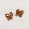 Baby Puff Bow Set, Acorn - Hair Accessories - 2