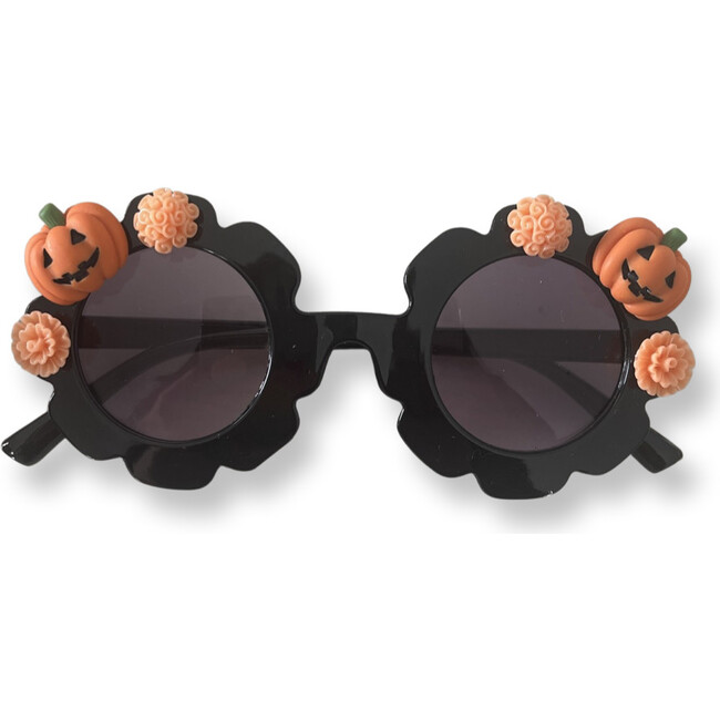 Pumpkin Patch Cami Flower Sunnies, Black - Sunglasses - 1