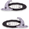 Witch Hat Hair Clips, Grey Glitter - Hair Accessories - 1 - thumbnail
