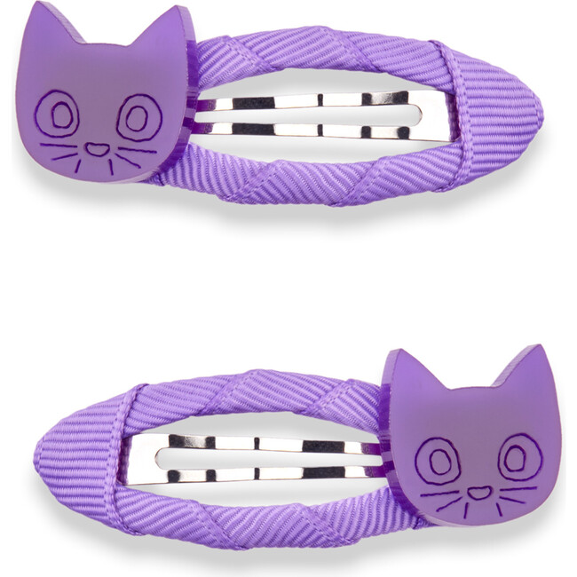 Cat Hair Clips, Violet
