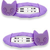 Cat Hair Clips, Violet - Hair Accessories - 1 - thumbnail
