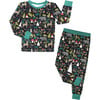 Night Forest Bamboo Long Sleeve Kids Pajama Pants Set - Pajamas - 1 - thumbnail