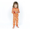 Fall Floral Bamboo Long Sleeve Kids Pajama Pants Set - Pajamas - 2