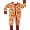 Fall Floral Bamboo Convertible Baby Pajama - Pajamas - 1 - thumbnail