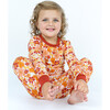 Fall Floral Bamboo Long Sleeve Kids Pajama Pants Set - Pajamas - 3