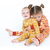 Fall Floral Bamboo Long Sleeve Kids Pajama Pants Set - Pajamas - 4