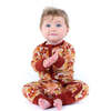 Fall Floral Bamboo Convertible Baby Pajama - Pajamas - 3