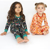 Night Forest Bamboo Long Sleeve Kids Pajama Pants Set - Pajamas - 4