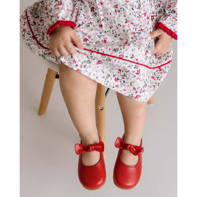 Holiday Dress, Red - Dresses - 3