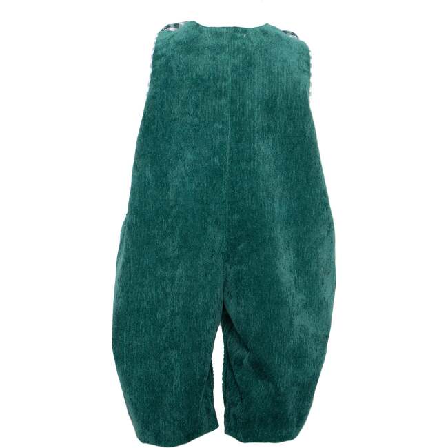 Corduroy Jon Jon, Green - Overalls - 3