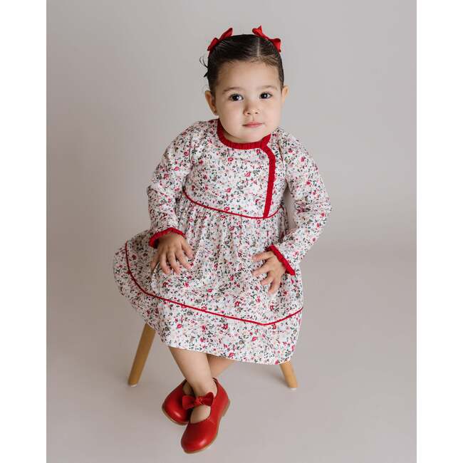 Holiday Dress, Red - Dresses - 4