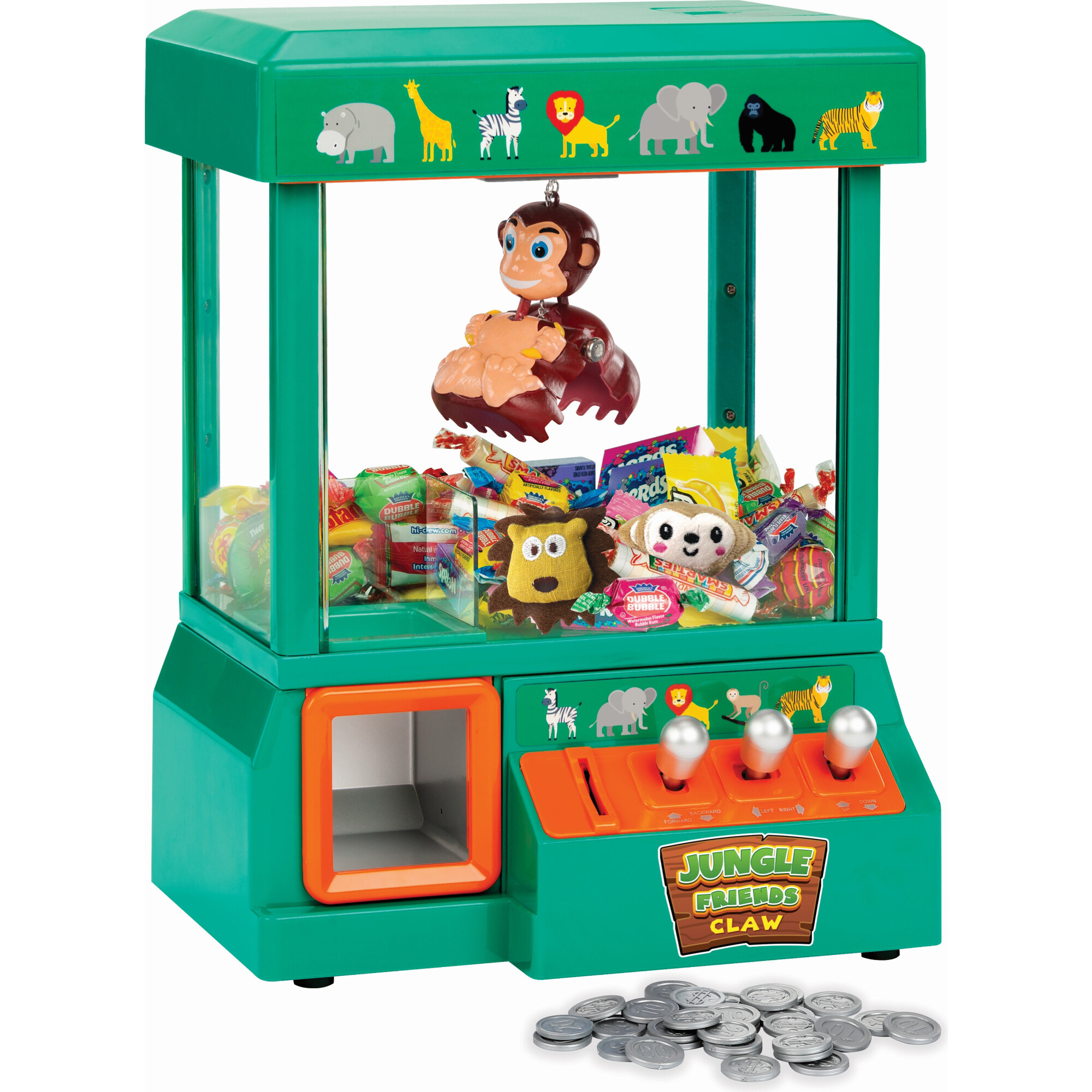 Jungle Friends Claw with 3 Plush Animals - Games - 1