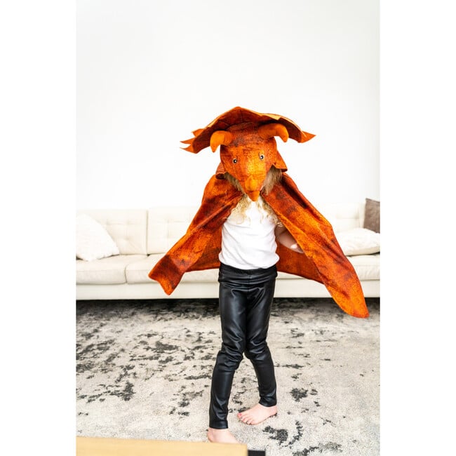 Triceratops Hooded Animal Cloak - Costumes - 4