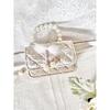 Ivory Velvet Fur Bow Purse - Bags - 2