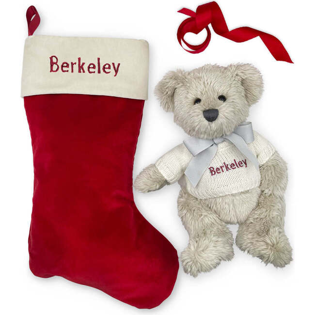 Personalized Berkeley Bear & Stocking Gift Set