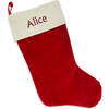 Personalized Christmas Stocking, Red - Stockings - 1 - thumbnail