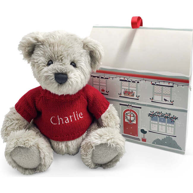 Personalized Christmas Berkeley Year Bear with Gift Box