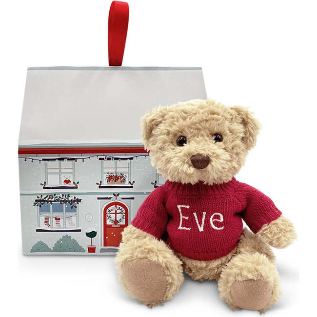 Personalized Send a Christmas Cuddle Bear, Red