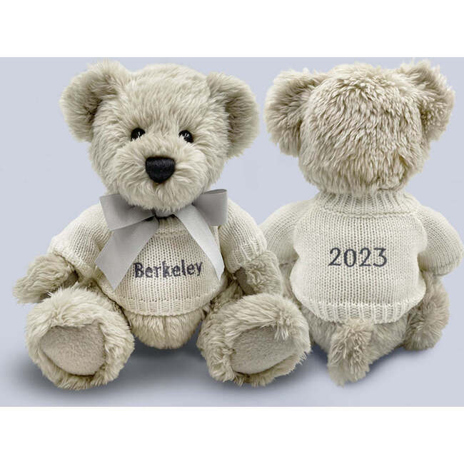 Personalized Christmas Berkeley Year Bear with Gift Box - Plush - 2