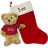 Bertie Bear's Personalized Christmas Stocking in Red - Mixed Gift Sets - 1 - thumbnail