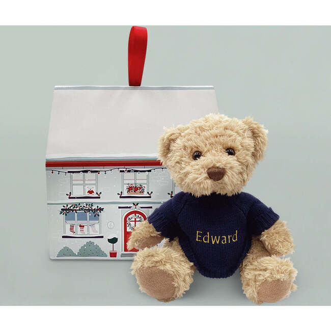 Personalized Send a Christmas Cuddle Bear, Red - Plush - 2