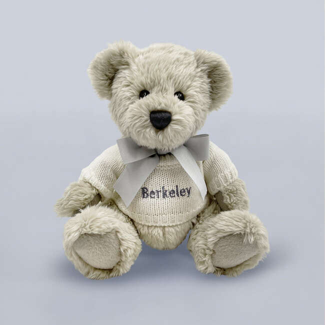 Personalized Christmas Berkeley Year Bear with Gift Box - Plush - 3