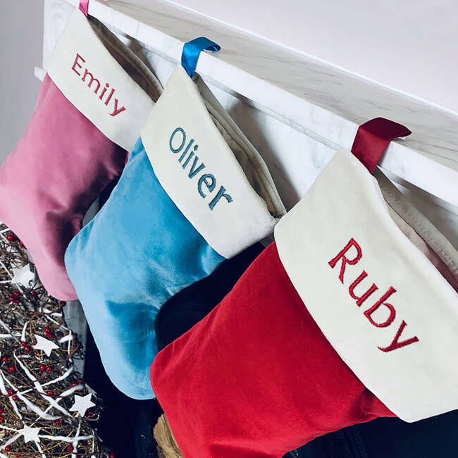 Bertie Bear's Personalized Christmas Stocking in Red - Mixed Gift Sets - 4