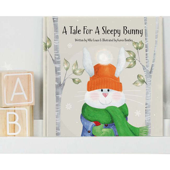 A Tale For A Sleepy Bunny with Personalized Little Grey Bunny Soft Toy - Mixed Gift Sets - 4