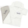 Personalized Cozy Cuddles Gift Set, Grey - Mixed Apparel Set - 1 - thumbnail