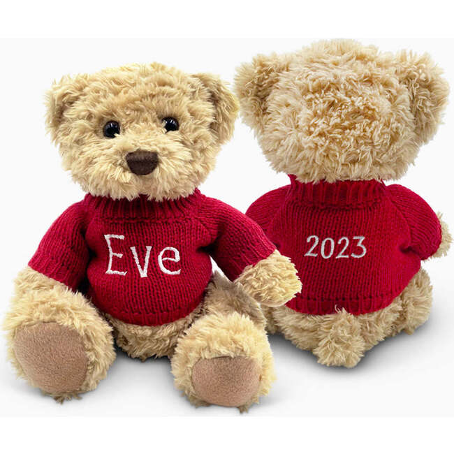 Personalized Bertie Year Bear Red