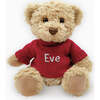 Personalized Bertie Bear, Red - Plush - 1 - thumbnail