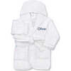 Personalized Bathrobe, Blue - Robes - 1 - thumbnail