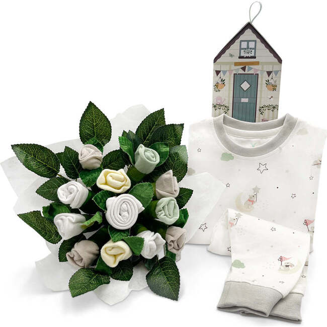 Little Love Pajamas & Welcome Posy, Neutral