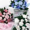 Luxury Rose Baby Clothes Bouquet, Blue - Mixed Apparel Set - 4