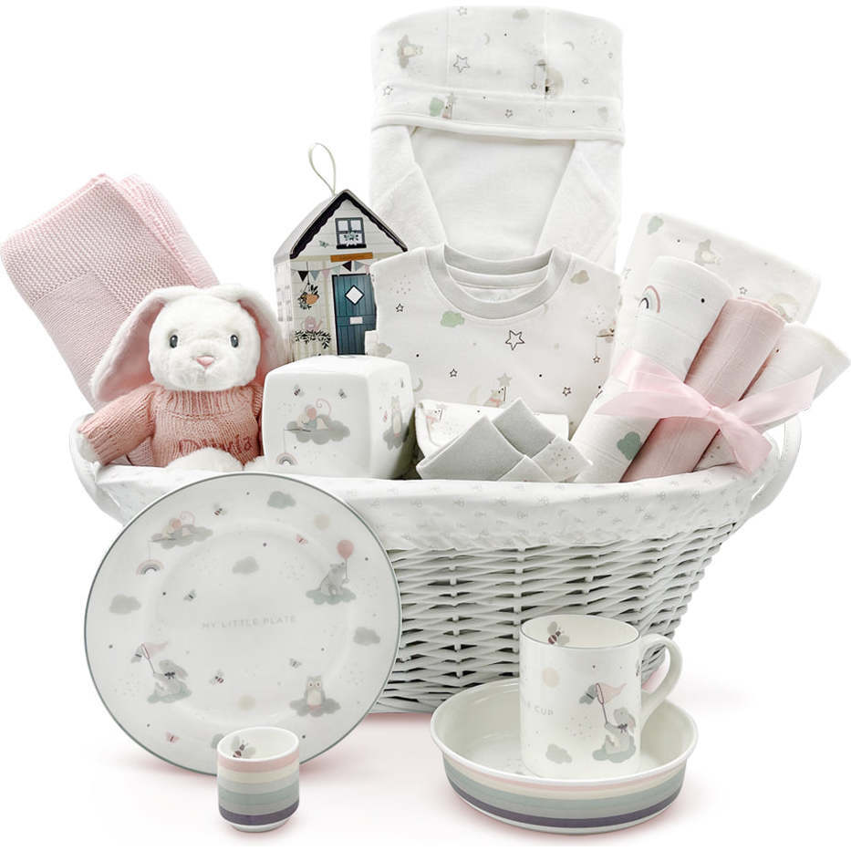 Little Love Luxury Baby Girl Hamper- Pink - Mixed Apparel Set - 1