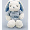 Hand Tied Baby Clothes Bouquet and Personalized Bunny, Blue - Mixed Apparel Set - 2