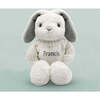 Hand Tied Baby Clothes Bouquet and Personalized Bunny, White - Mixed Apparel Set - 2