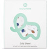 Football Fan Cotton Crib Sheet, White - Crib Sheets - 1 - thumbnail