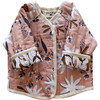 Quilted Jacket, Floral Rose - Jackets - 1 - thumbnail