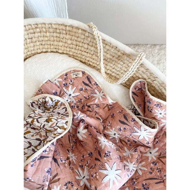 Kids Quilt, Playmat, Floral Rose - Quilts - 2
