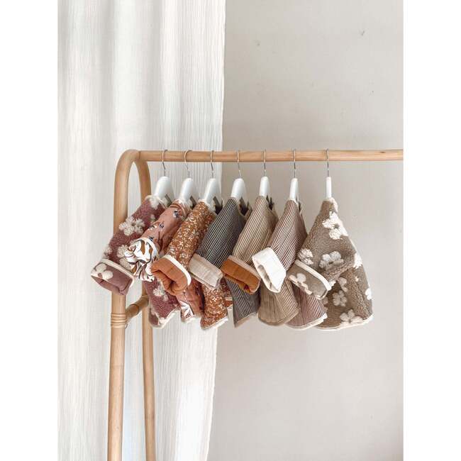 Teddy Jacket, Floral Beige - Jackets - 4
