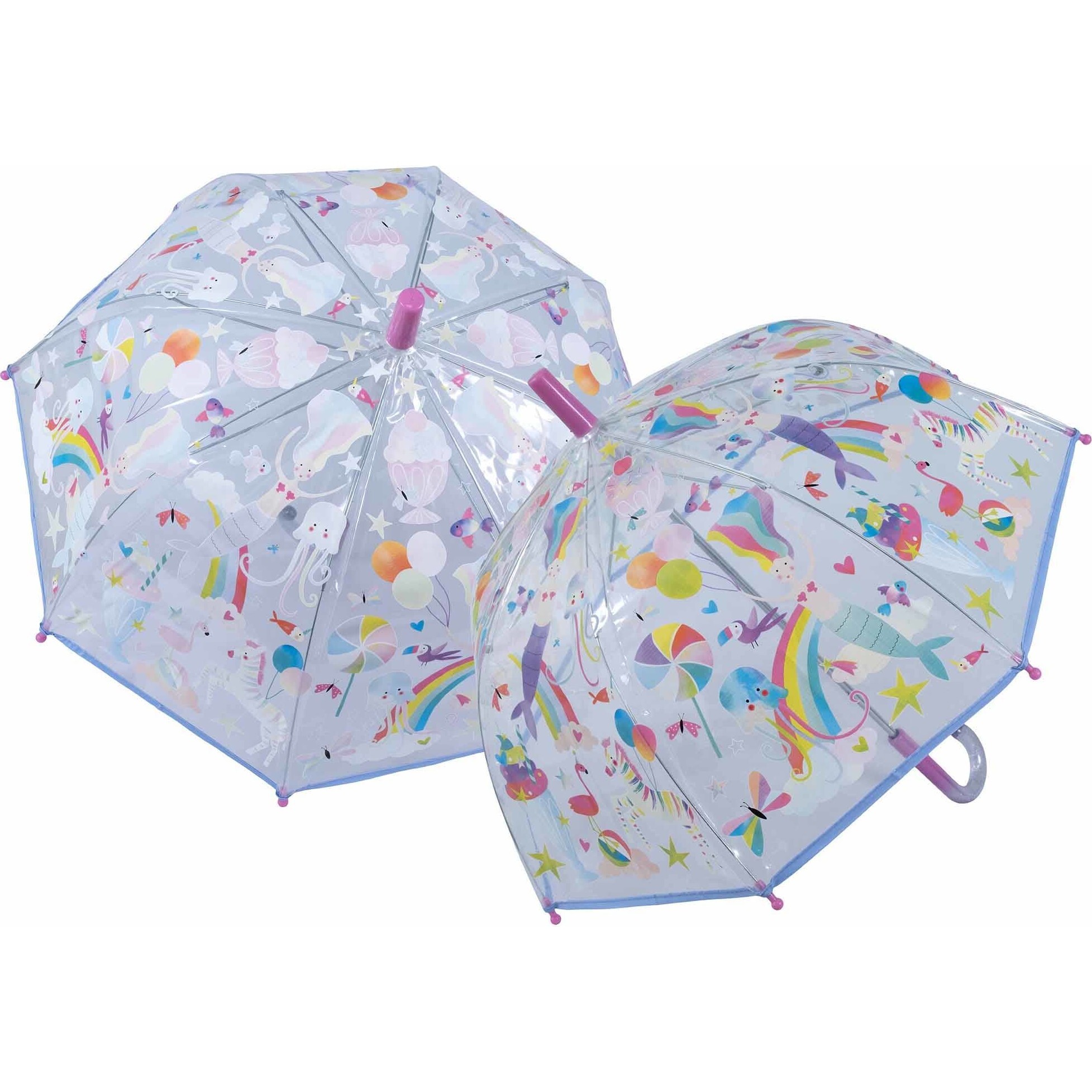 Fantasy Transparent Colour Changing Umbrella - Umbrellas - 1