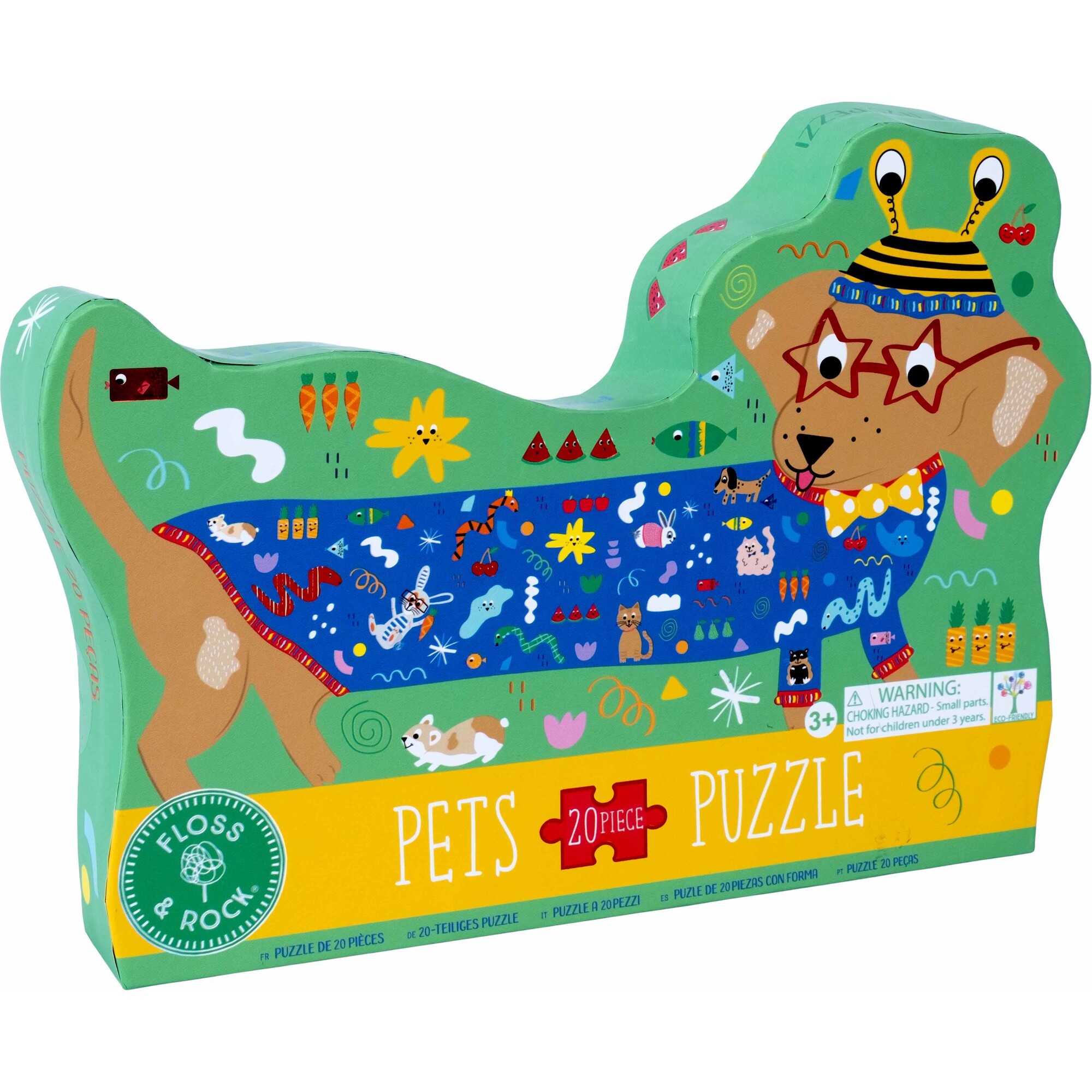 Pets 20pc "Sausage Dog" Shaped Jigsaw with Shaped Box - Puzzles - 1