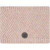 Textured Knitted Neckwarmer, Powder Pink - Scarves - 1 - thumbnail