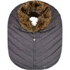 Winter Car Seat, Textured Shadow Grey - Snowsuits - 1 - thumbnail