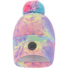Tie-Dye Knit Pom Pom Hat, Multicolors - Hats - 1 - thumbnail