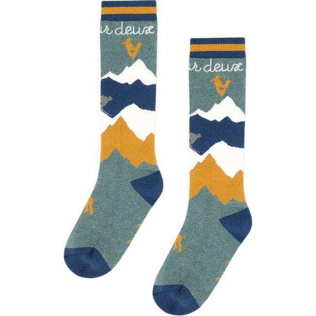 Ski Socks, Sea Pine