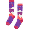 Ski Socks, Lilac - Socks - 1 - thumbnail